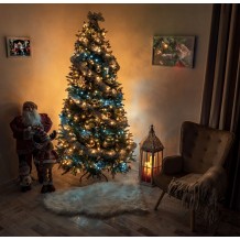 CHOINKA SZTUCZNA PE 150 CM GĘSTA REALISTYCZNA JAK ŻYWA ŚWIĄTECZNA NATURAL