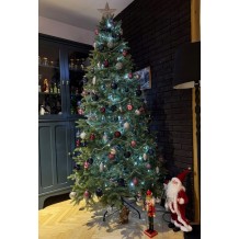 CHOINKA SZTUCZNA 180CM ŚWIERK PE 1,8M JAK ŻYWA NATURALNA GĘSTA SILIKONOWA