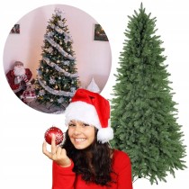 CHOINKA SZTUCZNA PE 220 CM GĘSTA REALISTYCZNA JAK ŻYWA ŚWIĄTECZNA NATURAL