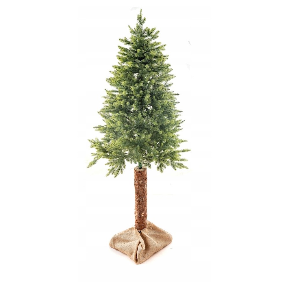CHOINKA SZTUCZNA NA PNIU PE 150 CM PIĘKNA GĘSTA JAK ŻYWA NA ŚWIĘTA 1,5M 25