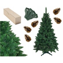 CHOINKA SZTUCZNA SOSNA PREMIUM 220 CM DUŻA GĘSTA PREMIUM 2,2M ŚWIERK JODŁA