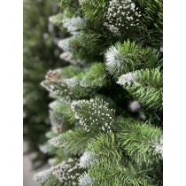 SOSNA DIAMENTOWA EXTRA 160CM 1,6M Z SZYSZKĄ BROKATEM GĘSTA CHOINKA SZTUCZNA