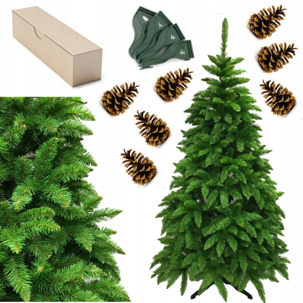 CHOINKA SZTUCZNA ŚWIERK 1,60M GĘSTA JAK ŻYWA DRZEWKO 160CM PREMIUM 2025 NEW