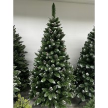 SOSNA DIAMENTOWA PREMIUM 220 CM 2,2 M SZYSZKI ŚWIERK GĘSTA CHOINKA SZTUCZNA