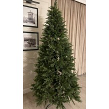 CHOINKA SZTUCZNA 220CM ŚWIERK PE 2,2M JAK ŻYWA NATURALNA GĘSTA SILIKONOWA