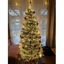 CHOINKA SZTUCZNA 220CM ŚWIERK PE 2,2M JAK ŻYWA NATURALNA GĘSTA SILIKONOWA