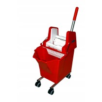 WIADRO PROFESJONALNE Z PRASĄ NA KÓŁKACH 15L CLEANBOY PRODUKT WŁOSKI PRO