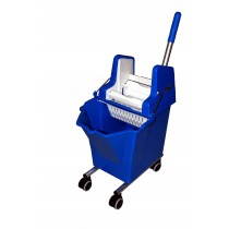 WIADRO PROFESJONALNE Z PRASĄ NA KÓŁKACH 15L CLEANBOY PRODUKT WŁOSKI PRO