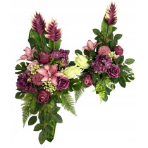 STROIK NAGROBNY 2W1 KOMPOZYCJA KWIATOWA BUKIET DO WAZONU ZESTAW CAŁOROCZNY