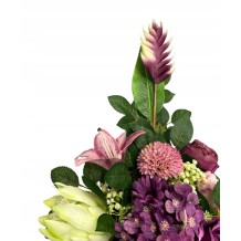 STROIK NAGROBNY 2W1 KOMPOZYCJA KWIATOWA BUKIET DO WAZONU ZESTAW CAŁOROCZNY