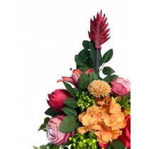 STROIK NA GRÓB 2W1 KOMPOZYCJA KWIATOWA BUKIET DO WAZONU ZESTAW MODEL 2025