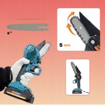 PIŁA ŁAŃCUCHOWA AKUMULATOROWA DO DREWNA LEKKA MOCNA BEZPRZEWODOWA ZESTAW XL