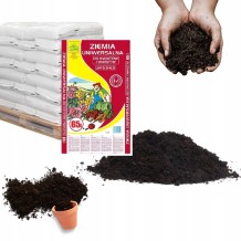 ZIEMIA UNIWERSALNA DO KWIATÓW WARZYW PALETA 65L x 40 SZT. KOMPOST Z NAWOZEM