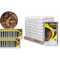 EXTRA GRUBA KORA OZDOBNA 50/120 MM SORTOWANA RĘCZNIE PALETA 33 WORKI SOSNA