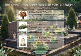 Jakie kompozycje nagrobkowe wybrać na Wszystkich Świętych?
