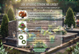 Jak wybrać stroik na grób? Sztuczne czy żywe kompozycje nagrobkowe – praktyczny poradnik